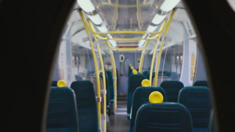 Empty-seats-on-train-in-coronavirus-lockdown
