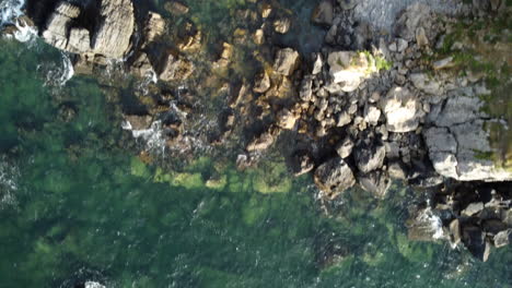 Aerial-view-of-a-rocky-coast