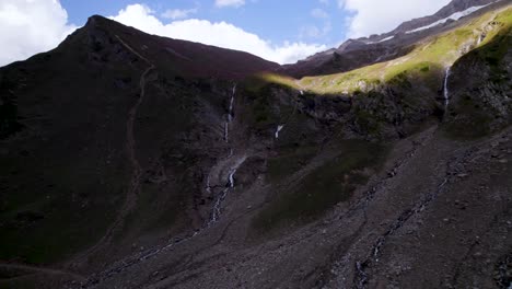 Waterfall-in-the-mountains-of-neelum-valley-kashmir