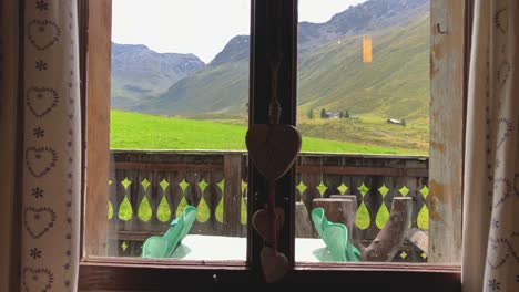 Beautiful-footage-of-Switzerlands-landscape-through-a-window