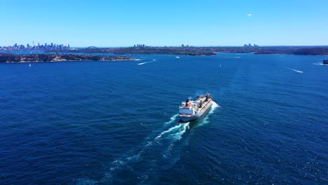 Sydney-Harbour---Construction-Ship-three