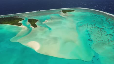 Flug-über-Das-Aitutaki-Atoll-Auf-Den-Cookinseln
