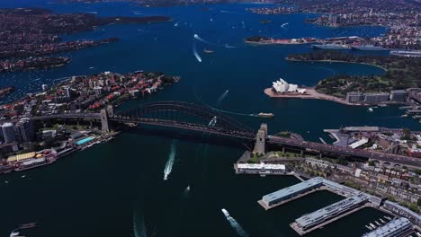 Sydney---Hafenbrücken-höhenflug