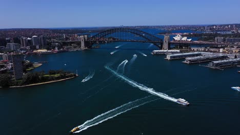 Sydney---Harbour-Bridge-Blick-Abheben-Teil-Eins
