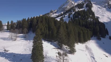 Drohnenflug-über-Einige-Alpenberge