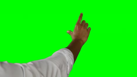 Hand-Einer-Person,-Die-Den-Digitalen-Bildschirm-4k-Berührt