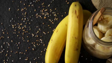 Slice-of-banana-in-jar-with-banana-4k
