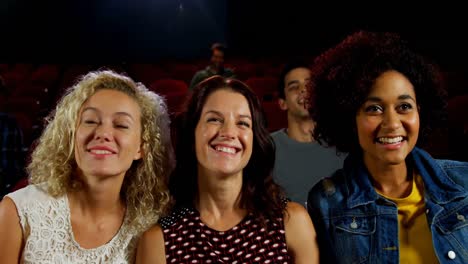 Happy-friends-at-the-cinema-4k
