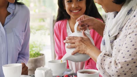 Multi-generation-family-having-having-tea-4k