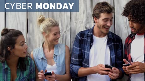 Cyber-Monday-text-and-friends-using-mobile-phone-4k