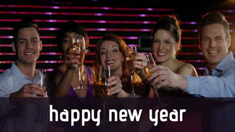 Group-of-people-toasting-champagne-glasses-on-New-Year-Eve-4k