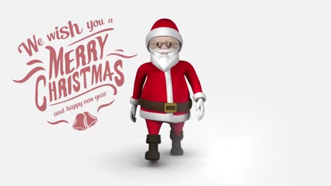 Merry-Christmas-and-Happy-New-Year-text-with-Santa-walking