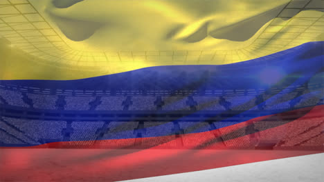 Colombian-flag-waving-