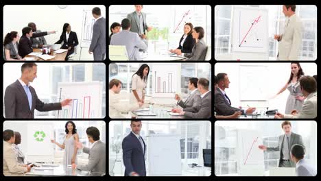 Montage-of-managers-doing-presentations