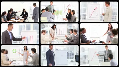 Portraits-of-business-people-doing-presentation