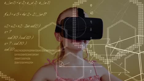 Girl-using-virtual-reality-headset-