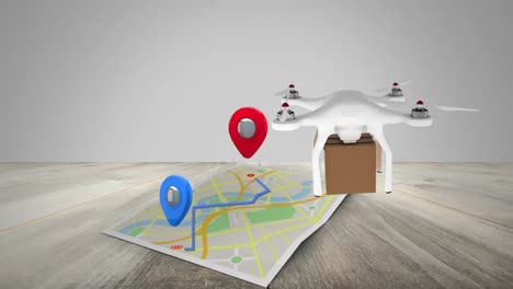 Luftlieferung-Durch-Drohnen