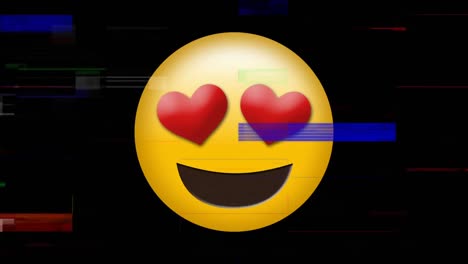 Emoji-Mit-Hirschaugen-Und-Einem-Breiten-Lächeln