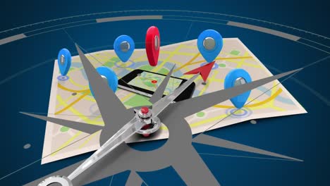 Google-Karte-Mit-Kompass