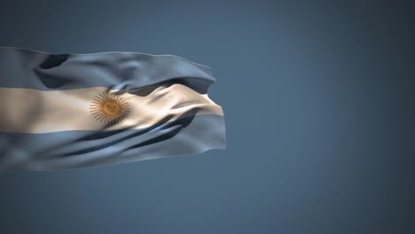 Die-Argentinische-Nationalflagge-Weht