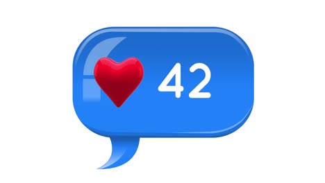 Cuadro-De-Chat-Azul-Con-Números-Y-Un-Icono-De-Corazón-4k