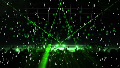 Green-laser-lights-in-the-disco