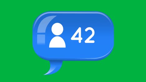 Follower-icon-with-numbers-in-a-chat-box-4k