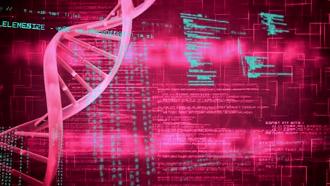 DNA-Doppelhelix-Und-Digitale-Codes