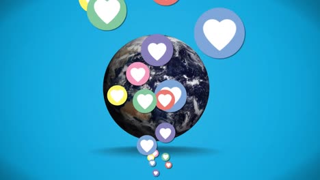 Heart-icons-and-earth