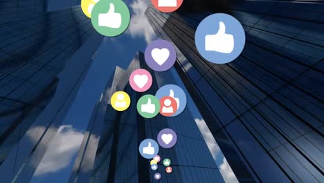 Buildings-and-social-media-icons