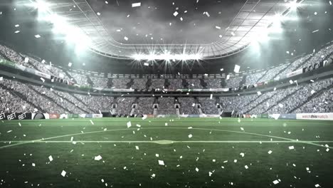Confetti-falling-in-an-stadium