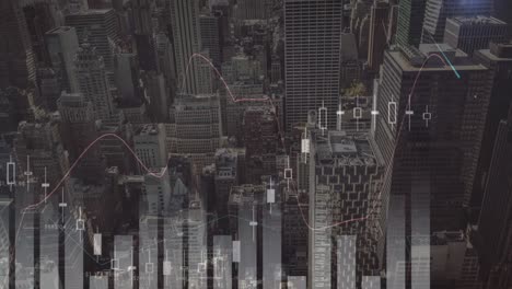 Graphs-and-city-scape-4k