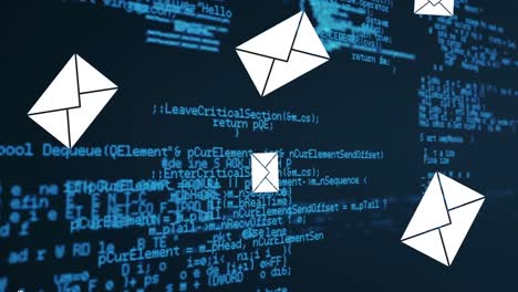 E-Mail-Symbol-Mit-Programmcodes