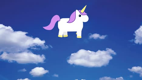 Unicorn-in-the-sky-with-clouds-and-rainbow