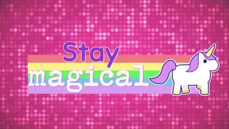 Stay-Magical-banner-with-a-unicorn-in-a-rainbow