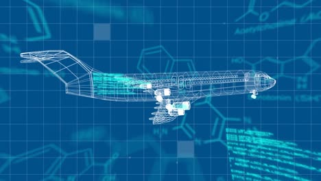 Digitales-3D-Modell-Eines-Flugzeugs