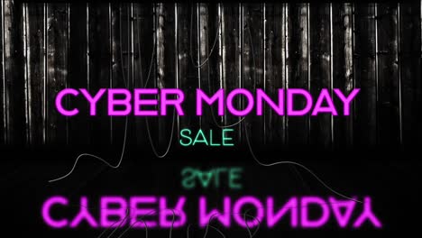 Rosa-Neon-Cyber-Monday-Verkaufstext
