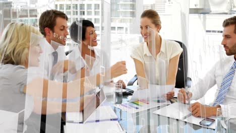 Business-people-discussing-in-an-office-and-graphs-4k