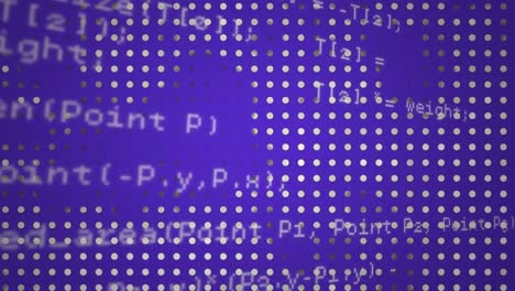 Daten-Scrollen-Auf-Violettem-Hintergrund