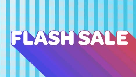 Flash-sale-graphic-with-blue-striped-background