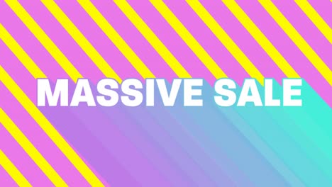 Massive-sale-graphic-on-pink-and-yellow-diagonal-striped-background