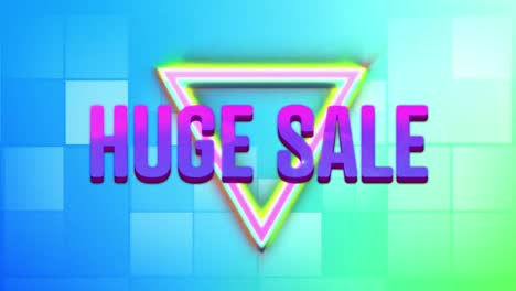 Huge-sale-graphic-on-square-patterned-background