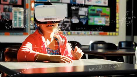 Schoolgirl-in-VR-headset