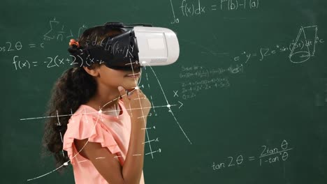 Schoolgirl-in-VR-headset