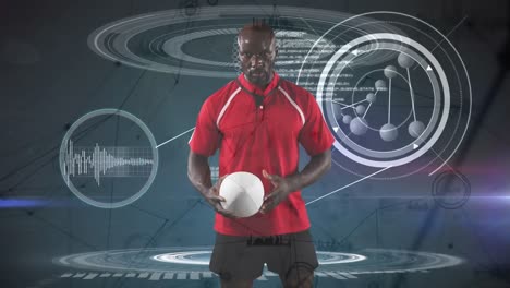 Professioneller-Rugbyspieler-Mit-Ball-Und-Medizinischen-Daten