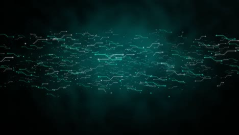 Netzwerk-Von-Computerverbindungen-Auf-Blauem-Hintergrund