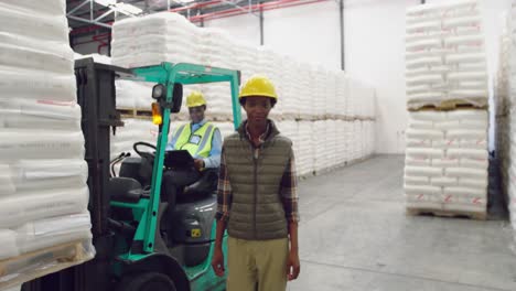 Young-female-worker-in-a-warehouse