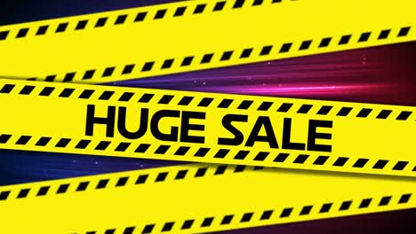 Huge-sale-graphic-on-yellow-tape