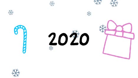 2020-written-on-white-background