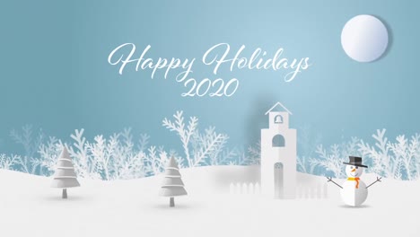 Felices-Fiestas-2020-Escrito-Sobre-Fondo-Azul